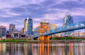 skyline of Cincinnati